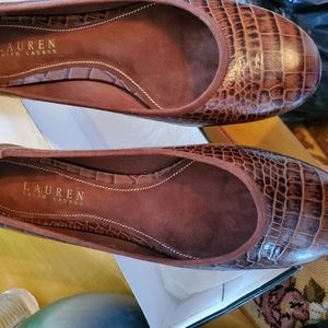 Ralph Lauren  flat shoes cognac 8B